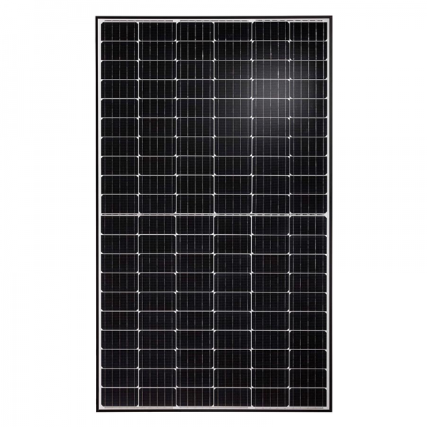 LUXOR Eco Line Half Cells M120, Solarmodul 370W, LX-370M/166-120+, monokristallin, Black Frame