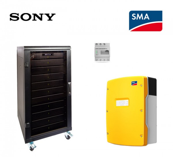 SMA Sony fORTELION Stromspeicher Set 4.8 kWh mit SMA SI 6.0